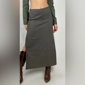 Vintage Theory Double Slit Maxi Skirt